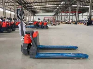 4500lb Capacity Electric Pallet Jack Truck 27" x 45" Fork Size - Picture 1 of 4