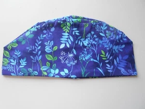THEATRE SCRUB CAPS: BLUE LEAVES!! - Picture 1 of 1