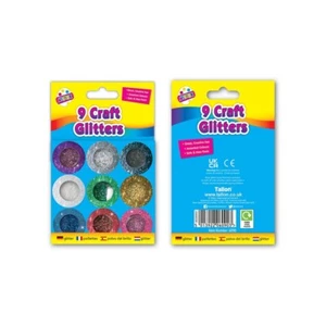Metallic Colour Glitter Pots - Arts & Crafts Nail Art Card Making Scrapbooking - Picture 1 of 4