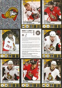 2008-09 Panini NHL Aufkleber Ottawa Senators komplettes Team Set (9) - Bild 1 von 1