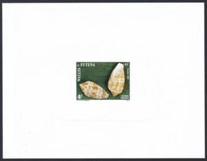 Wallis & Futuna Sc355 Seashell, Sea Snail, Conus textile, Deluxe Proof - Picture 1 of 1