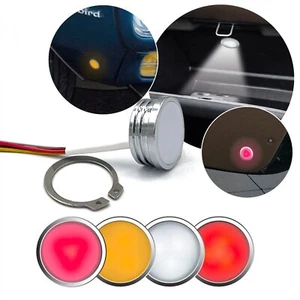Universal 1 1/8 LED Single Puck Light 4 Color - Red Yellow White Bright-Red - Picture 1 of 12