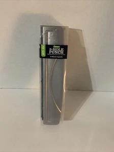 3 HOLE PUNCH- PEN+ GEAR - 3 Hole Punch-12 SHEET CAPACITY-POWDER BLUE / TEAL - Picture 1 of 6