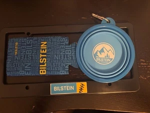 Bilstein Koozie-License Plate Frame - Dog Bowl 3pc Set - Picture 1 of 1