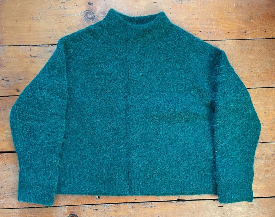 Beautiful Emerald Green wool jumper M Superdry like Toast / Babaa - Image 1 of 2