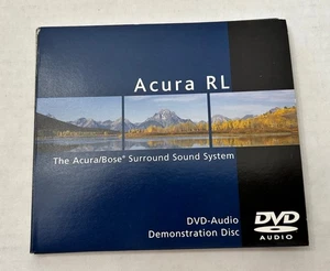 Acura RL DVD Audio Demonstration Disc Acura/Bose Surround Sound System - Picture 1 of 3