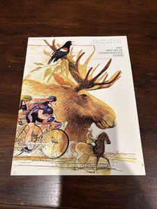 USPS 1987 Mint Set Of Commemorative Stamps Book With Stamps - Picture 1 of 2