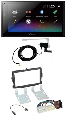 Pioneer DAB MP3 Bluetooth 2DIN USB Autoradio für Dacia Sandero Opel Vivaro Renau - Bild 1 von 4