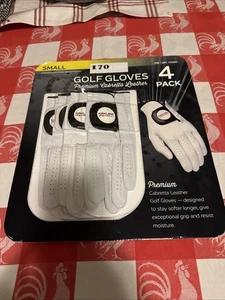 Kirkland Signature Leather Golf Glove 4-pack- left hand gloves Small #B1 - Picture 1 of 6