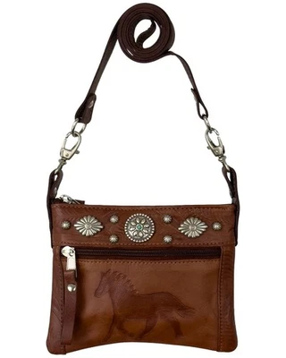 Bolsa tiracolo feminina American West Trail Rider - 9365884 - Imagem 1 de 3
