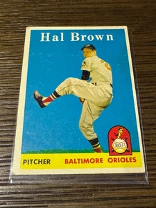 1958 Topps - Hal Brown #381 - EX - Envío gratuito - Imagen 1 de 2