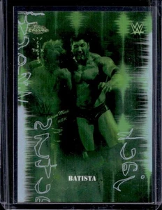 2025 TOPPS CHROME WWE CACTUS JACK KINGS OF THE NIGHT BAUTISTA SSP CASE HIT - Picture 1 of 2