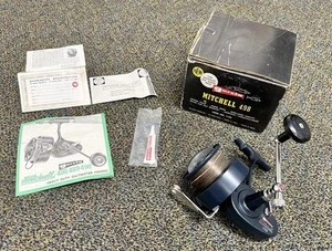 Garcia Mitchell Model 498 Saltwater Spinning Reel New in Box w/ Acessories - Bild 1 von 16