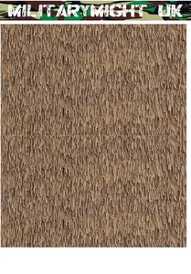 TESSUTO TETTO IN PAGLIA SCALA 1 32 / 1 35 - Foto 1 di 1