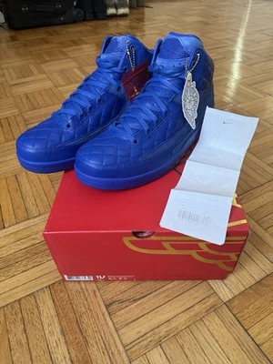 Just Don x Air Jordan 2 Retro Varsity Azul Real 2015 - Talla 10 - 717170 405 Foto 1 de 4