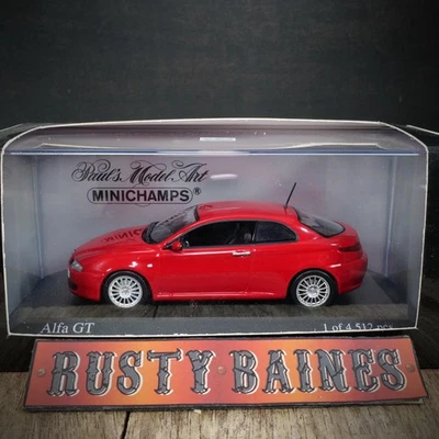 MINICHAMPS Alfa Romeo GT, Red, Diecast Model, 1/43 Scale, Boxed - Image 1 of 4