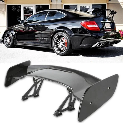 46" Rear Trunk Spoiler Wing Adjustable Glossy For Mercedes-Benz AMG C63 C43 W205 - Imagem 1 de 4