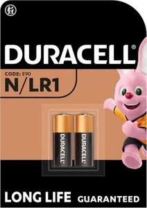 Duracell N MN9100 LR1 E90 AM5 KN Batteries x2 *Long Expiry Genuine Duracell* -UK - Picture 1 of 6