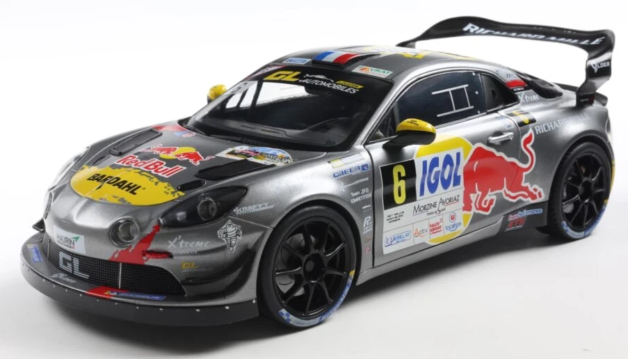 Alpine A110 RGT+ No 6 Loeb Rally Mont Blanc 2024 1/18 - S1801630 SOLID - Image 1 of 4