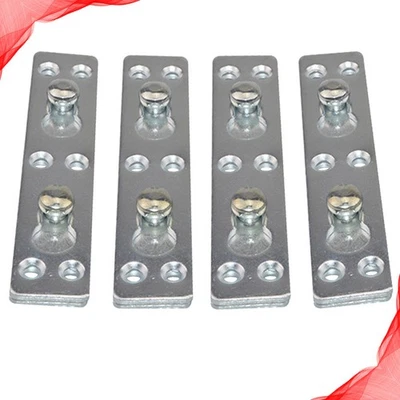 1 set da 4 pezzi di letti a cerniera Bullone Accessori per le cerniere (argento) - Immagine 1 di 4