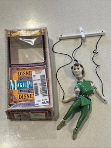 Pupazzi magici vintage Disney PETER PAN legno articolato marionetta c 1991 - Foto 1 di 6