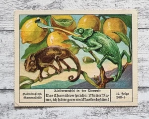 Chamäleon Maskenkostüm Zitrone Kleiderwechsel Palmin Sammelbild 12 Folge Reklame - Bild 1 von 2