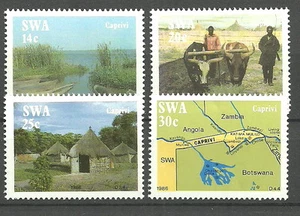 Südwestafrika - Caprivi-Zipfel Satz postfrisch 1986 Mi. 596-599 - Bild 1 von 1