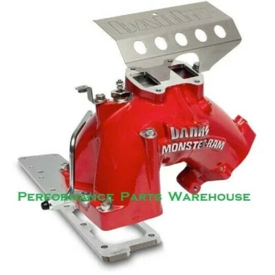 BANCOS GEN2 MONSTER RAM-ADMISIÓN DE AIRE Se adapta a 2019-2024 RAM 6,7 L CUMMINS - PC rojo Foto 1 de 4