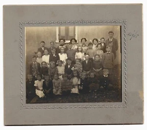 1912 Photo Class Oberholtzers School Washington Twp Berks County PA Near Bally - Picture 1 of 3