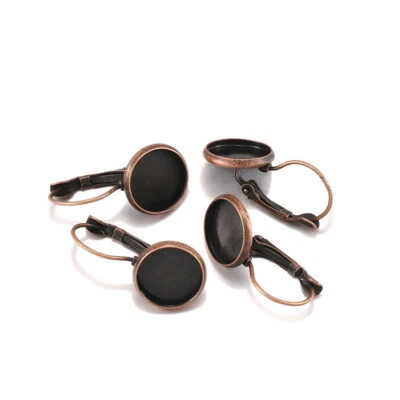 10PCS Time Gem Tray Earrings Hook Inner Diameter 8-25MM DIY Accessories - Image 1 of 4