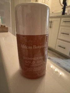 African Botanics Shimmering Gold Oil Ethereal Radiance FFF Sealed New 2 oz - Picture 1 of 2