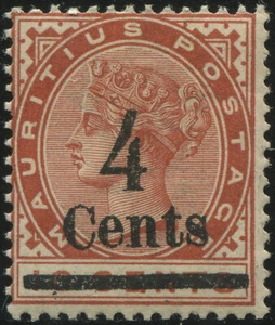 Mauricio 1900 4c sobre 16c SG# 137 como nuevo con bisagras MH muy fino  - Imagen 1 de 2