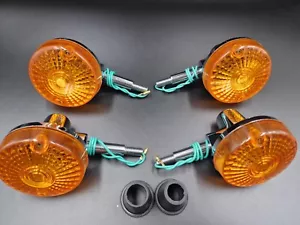 Turn Signal WINKER Suzuki GT125 GT185 GT250 GT380 GT500 GT550 set 4 - Picture 1 of 8