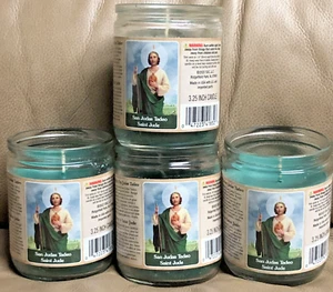 4 VELAS SAN JUDAS TADEO ST. JUDE 3.2" - Imagen 1 de 4