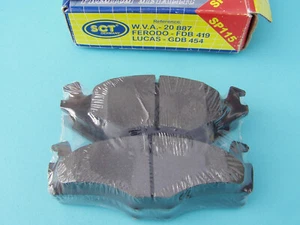 Bremsbelag Satz, SCT® Germany, SP115 PR Bremsklötze für VW Golf, SEAT, OVP / NOS - Bild 1 von 6