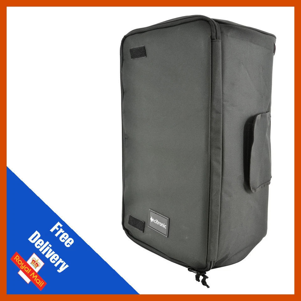 Citronic DJ PA Speaker Padded Carry Gig Bag 10'' 12'' 15'' Transit Cover Bags - Image 1 of 1