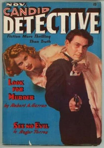 Candid Detective Nov 1938 Robert A Garron Pulp - Bild 1 von 3