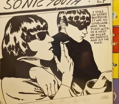 Sonic Youth Goo LP  w Inner No 33RPM On Labels	Germany 1990 Geffen NM - Image 1 of 2