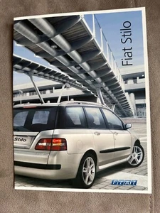 Rare Fiat Stilo 8-page glossy sales brochure - Nov 2004 - Picture 1 of 6