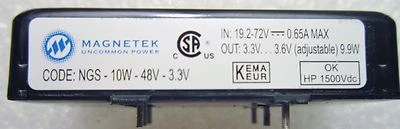 NGS-10W-48V-3.3V Magnetek Uncommon Power DC-DC Converter- 10W (D5) - Image 1 of 4