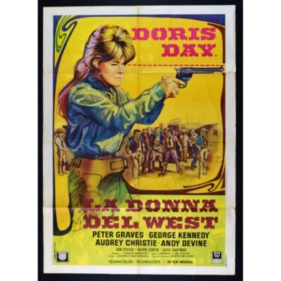 Plakat LA DONNA DEL WEST The Ballad Of Josie Doris Day Western Graves M325 - Bild 1 von 2