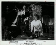 1970 Press Photo Actress Marlene Jobert & Co-Stars in "Rider on the Rain" Movie