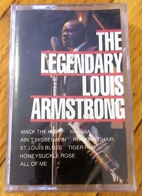 VINTAGE NEW - THE LEGENDARY LOUIS ARMSTRONG CASSETTE TAPE 1990 CBS BT21727 USA - Image 1 of 3