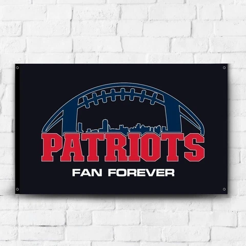 New England Patriots Fans 3x5 ft Flag NFL Football Champions Banner Gift Cover