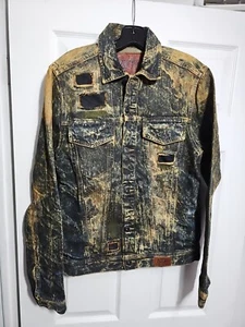 Chaqueta de Jean PRPS Azul Denim Envejecida PARA HOMBRE Talla Pequeña - Imagen 1 de 5