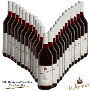(7,36€/l) Regent Spätlese 24x0,75l Rotwein lieblich WEINGUT WÖRNER Wein Pfalz - Bild 1 von 9