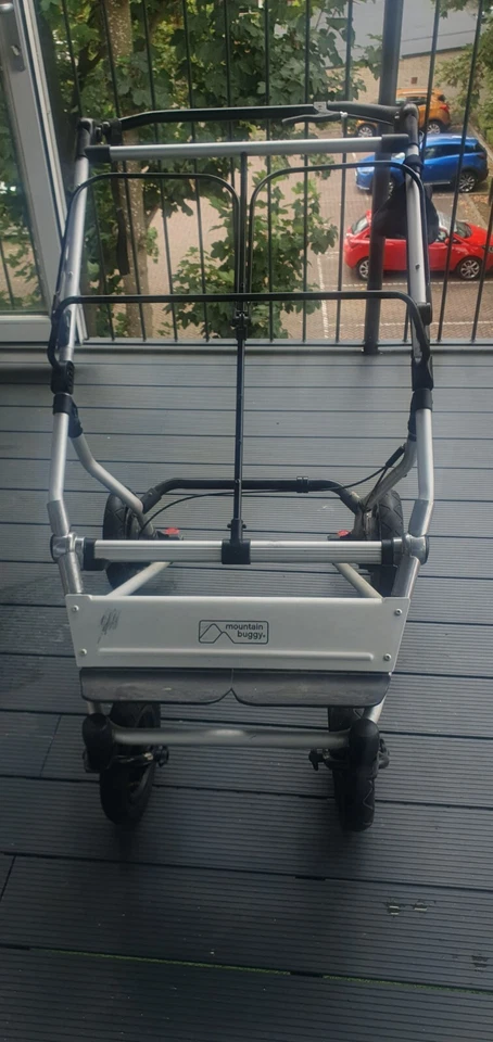 Mountain Buggy Duet Double Pram Pushchair (One Wheel needs TUBE) Pick Up  ONLY. - Image 1 of 3