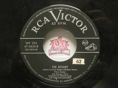 Perry Como: Bless This House / The Rosary, 45 RPM VG+ (G8)  - Image 1 of 2