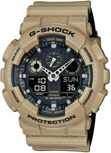 NEW Casio G-SHOCK GA100L-8A XL Layered Series Desert Sand Tan Analog Mens Watch - Picture 1 of 1