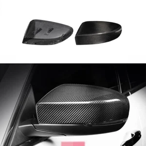 Tapas de espejo retrovisor lateral de fibra de carbono seca para Maserati Ghibli Quattroporte - Imagen 1 de 5